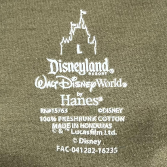 Disney Storm Trooper Pew Pew Mens T Shirt Large Army Green Disneyland Resort L - Picture 3 of 6